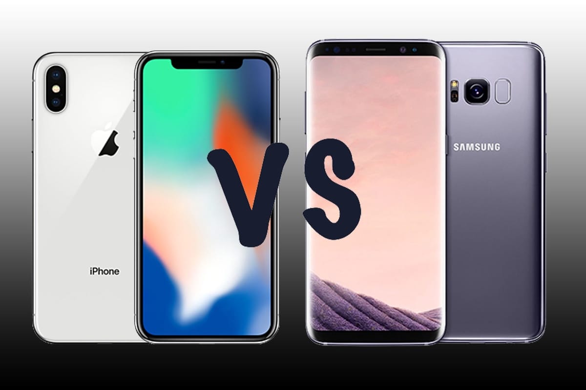 Samsung s8 vs iphone x